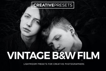 Vintage Black and White Lightroom Film Presets